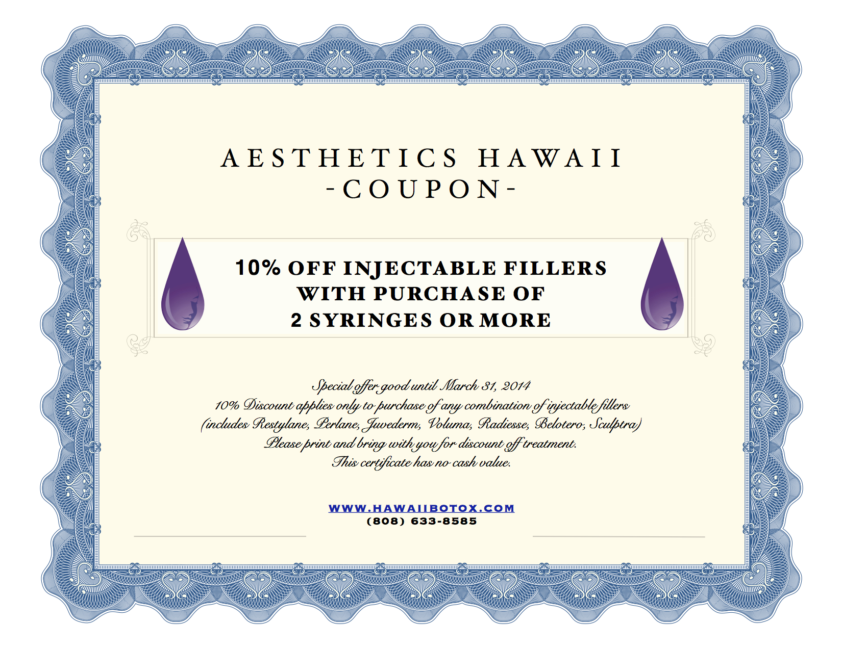 Juvederm discount coupons
